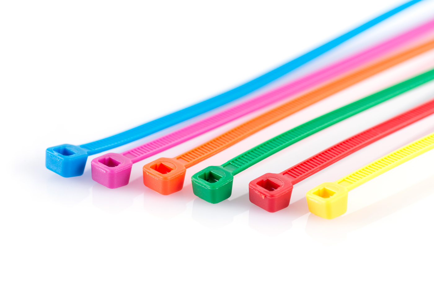 CCI SUPPLIES CABLE TIE MIX RED BLUE YEL GREEN 300MM X 4.8MM 
